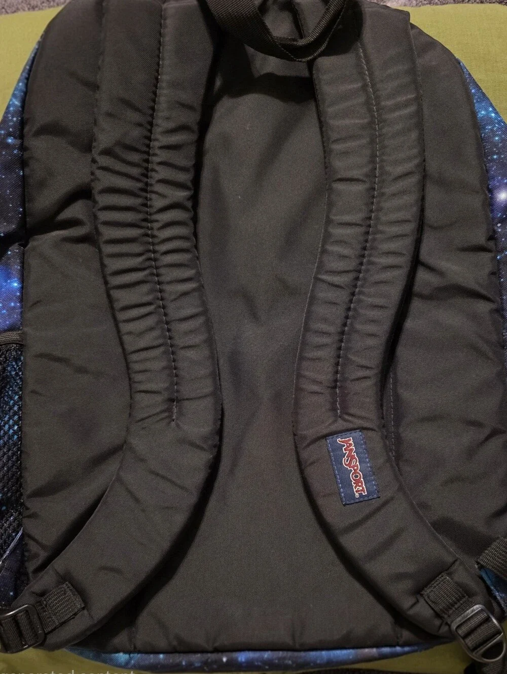 Jansport Blue Galaxy Print Backpack (5 Compartments)